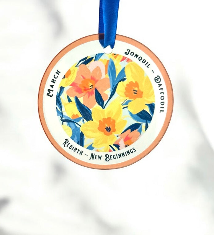 March jonquil and daffodil birth flower gift