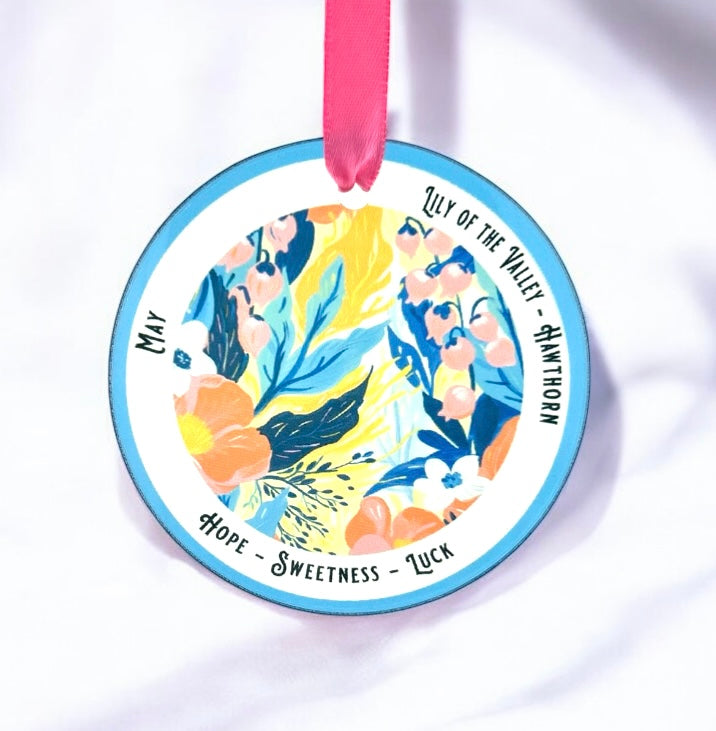 May lily of the valley and hawthorn