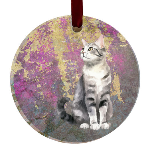 American Short Haired Cat Ornament