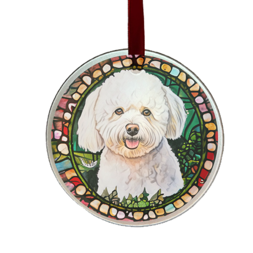 Bichon Frise Dog Ornament