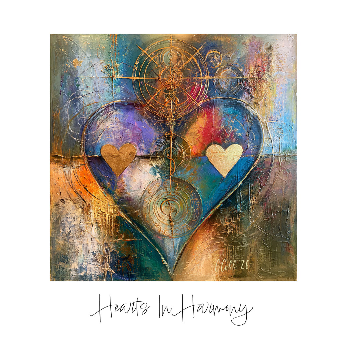 Hearts in Harmony – Ceramic Art Tile