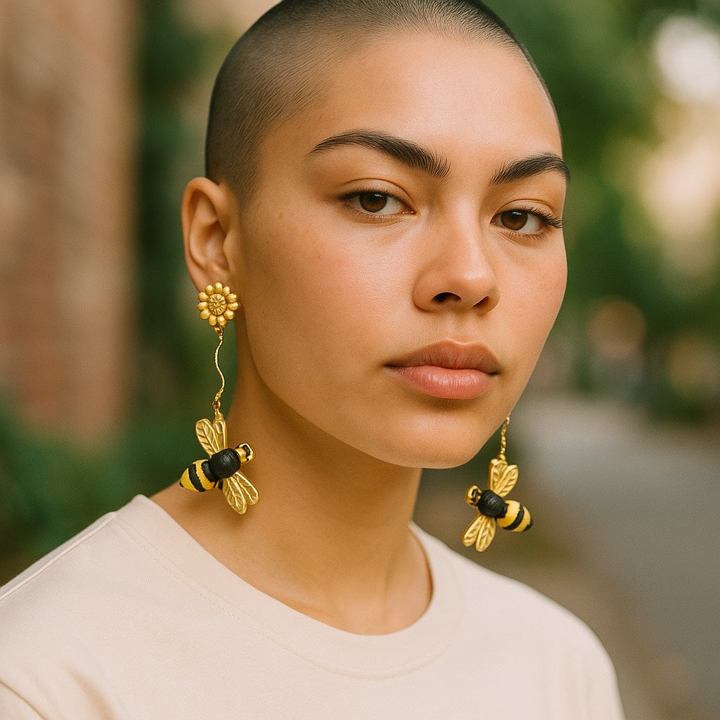 New Honey Bee Earrings