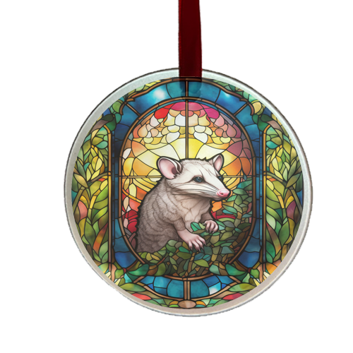 White Mouse Ornament