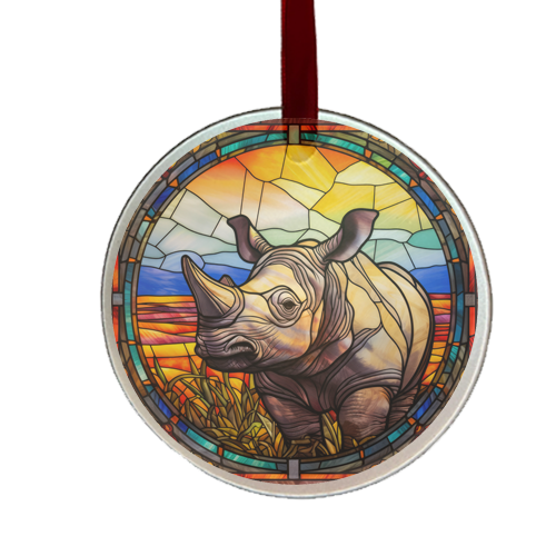 Rhinoceros Ornament