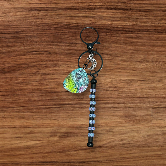 Polymer Clay Bead & Metal Bag Charms – Whimsical Elegance for Your Bags