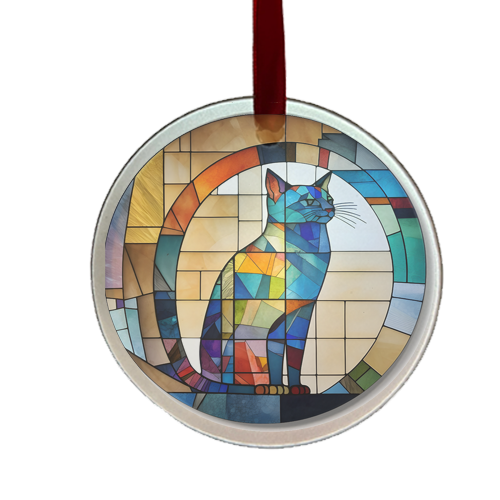 Checkers Cat Ornament