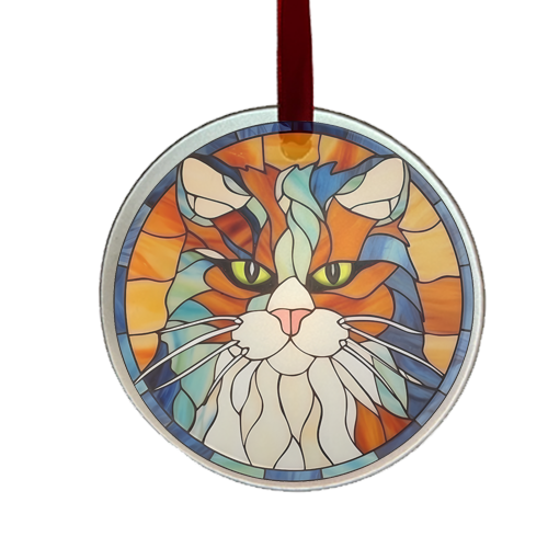 Tiger Cat Ornament
