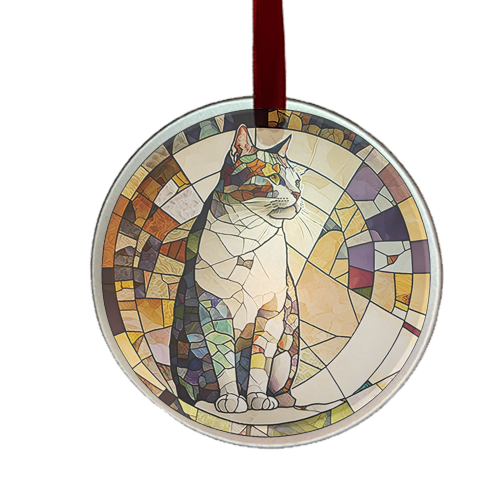Pensive Polly Cat Ornament