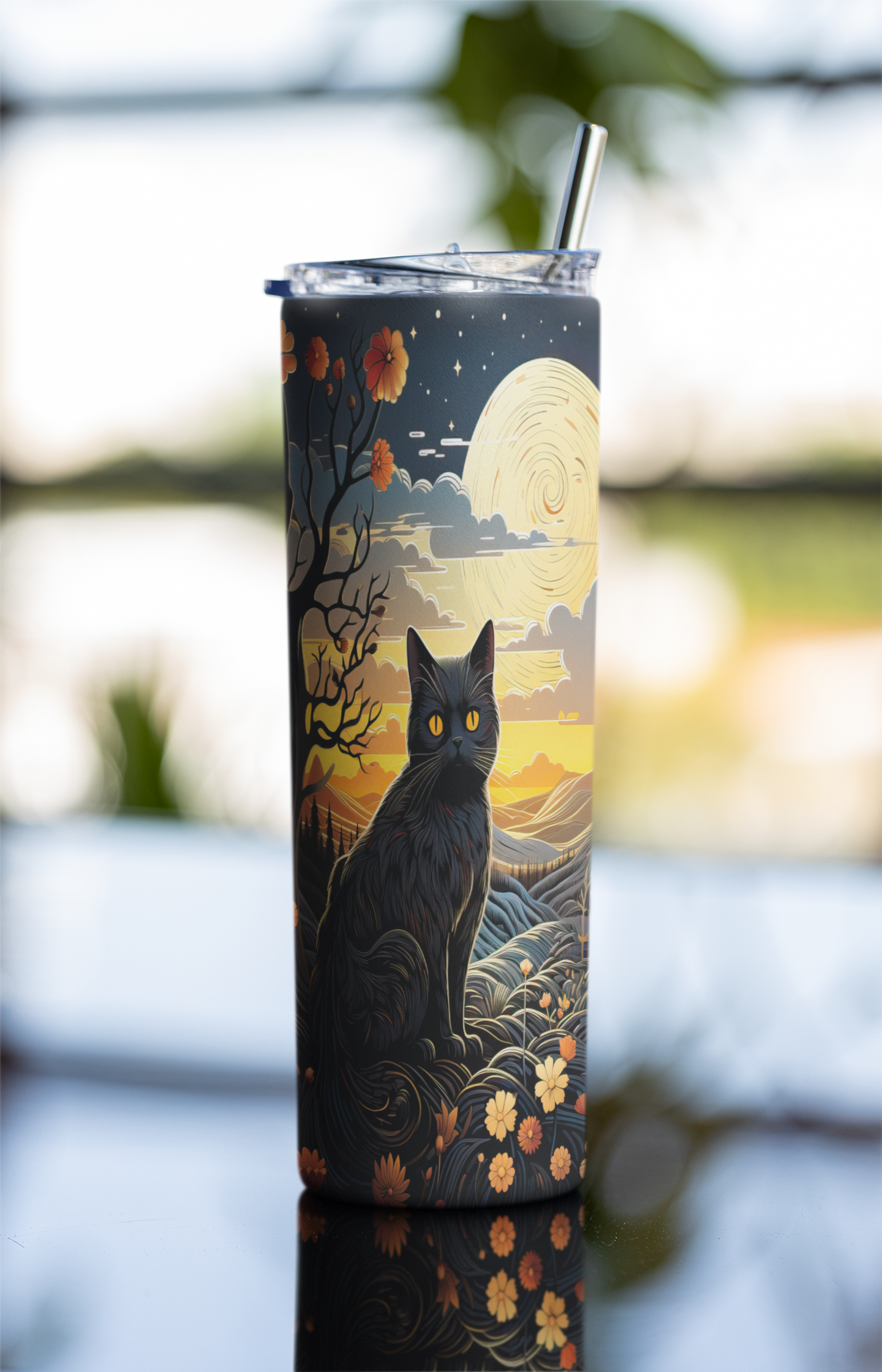 Cats and Bats Seasonal Tumblers