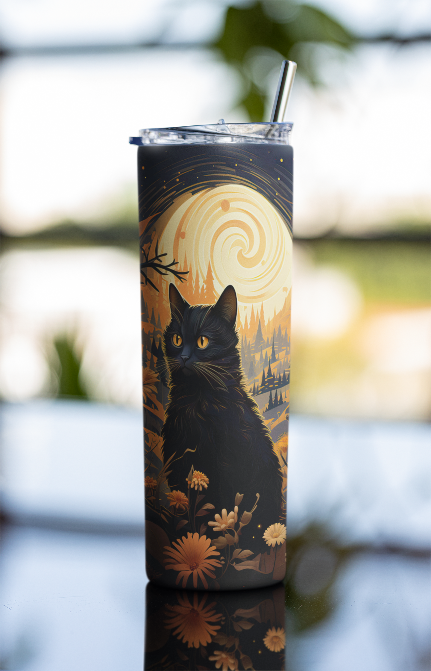 Cats and Bats Seasonal Tumblers