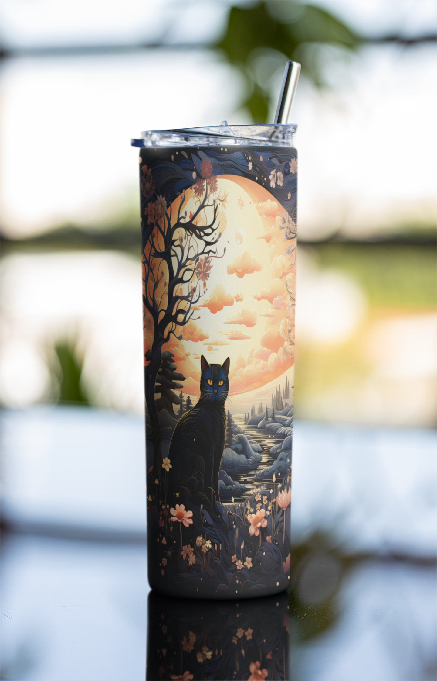 Cats and Bats Seasonal Tumblers
