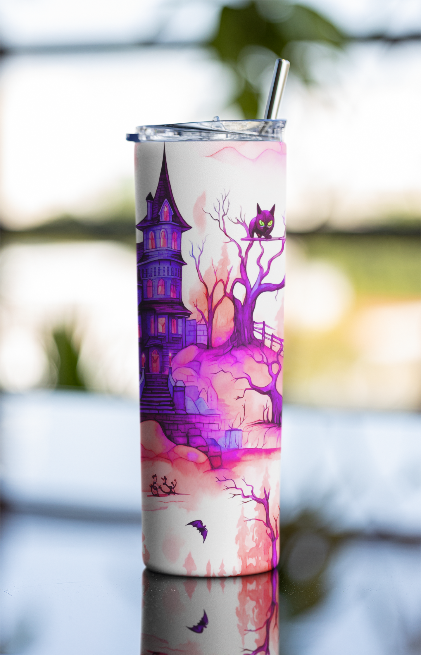 Cats and Bats Seasonal Tumblers