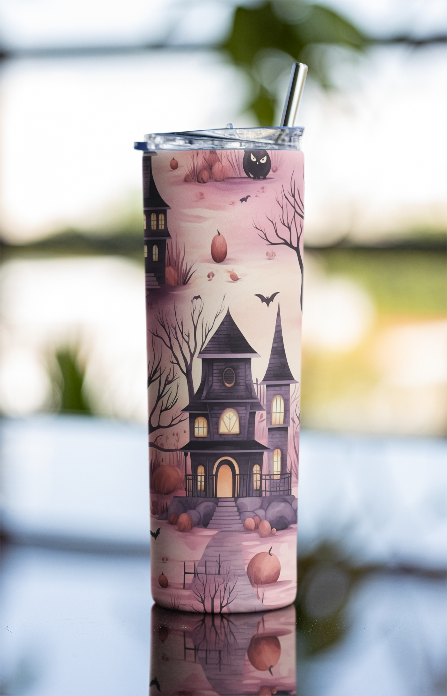 Cats and Bats Seasonal Tumblers
