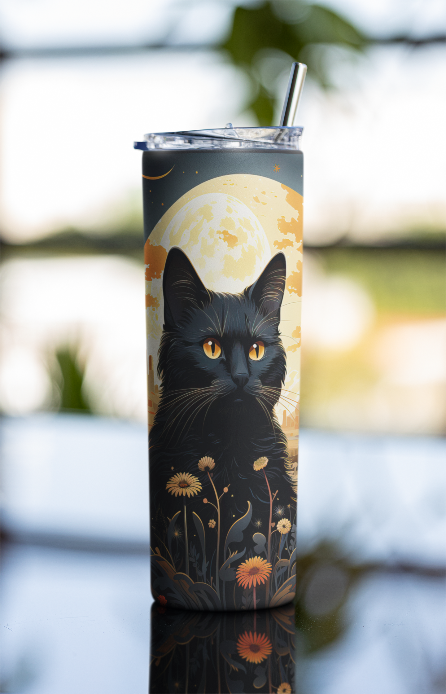 Cats and Bats Seasonal Tumblers