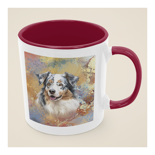 gift ideas for chef - Australian Shepherd mug
