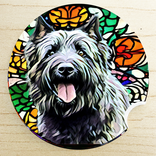 gifts for pet owners - Bourvier des Flanders car coaster