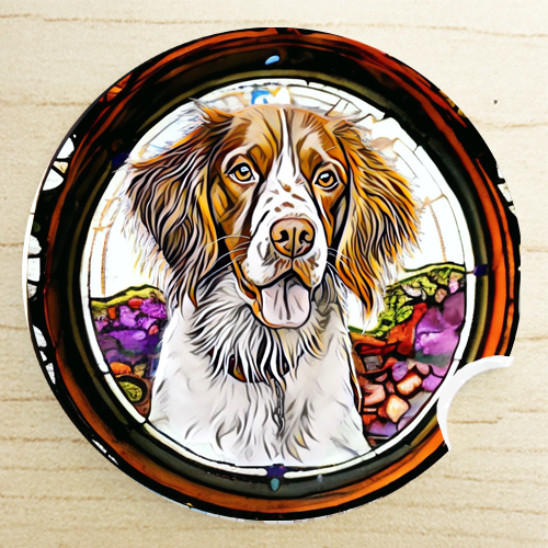 AKC Sporting Dog Group ~ Ceramic Car Coaster