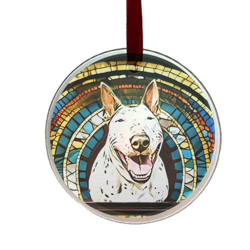 christmas gifts for dog groomers - Bull Terrier ornament