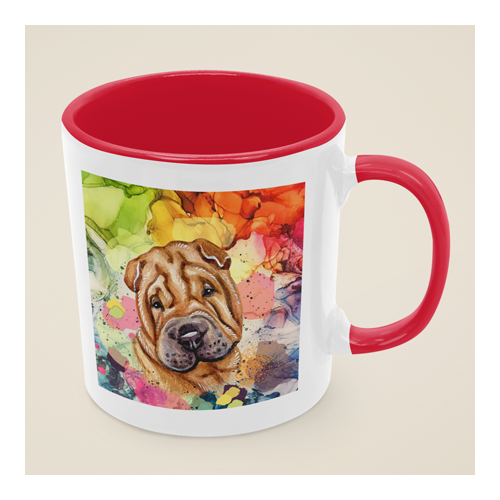 unique wedding gifts - Chinese Sharpei mug