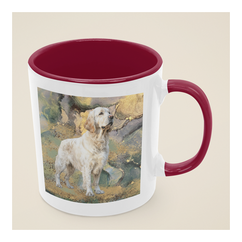Pride gifts for dog lovers - Clumber Spaniel mug