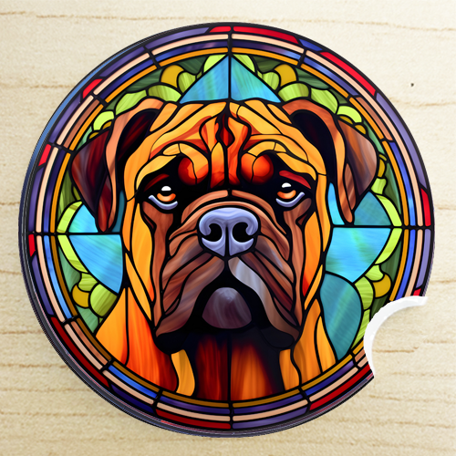 car coaster - Dogue de Bordeaux car coaster
