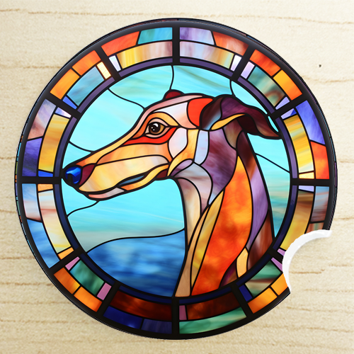 gifts for secret santa - Greyhoud car coaster