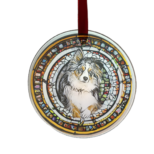 gifts for a minister - Miniature American Shepherd ornament