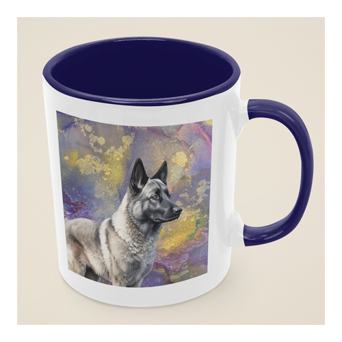 gifts for coworkers - Norwegian Elkhound mug