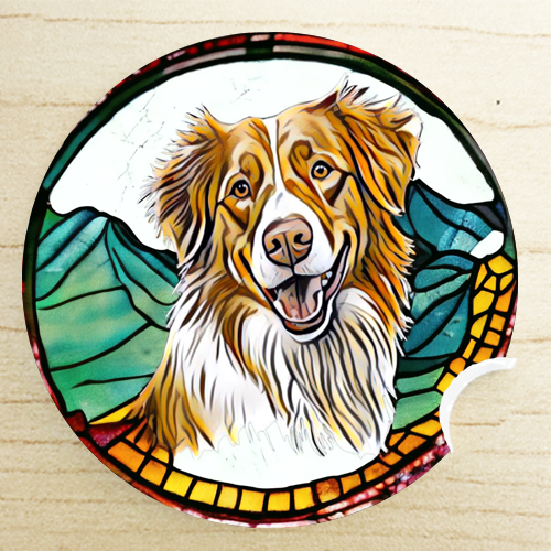 Nova Scotia Duck Tolling Retriever car coaster