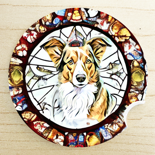 gifts for dog trainers - Pembroke Welsch Corgi car  coaster