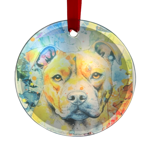 dog memorial gifts - American Staffordshire Terrier ornament