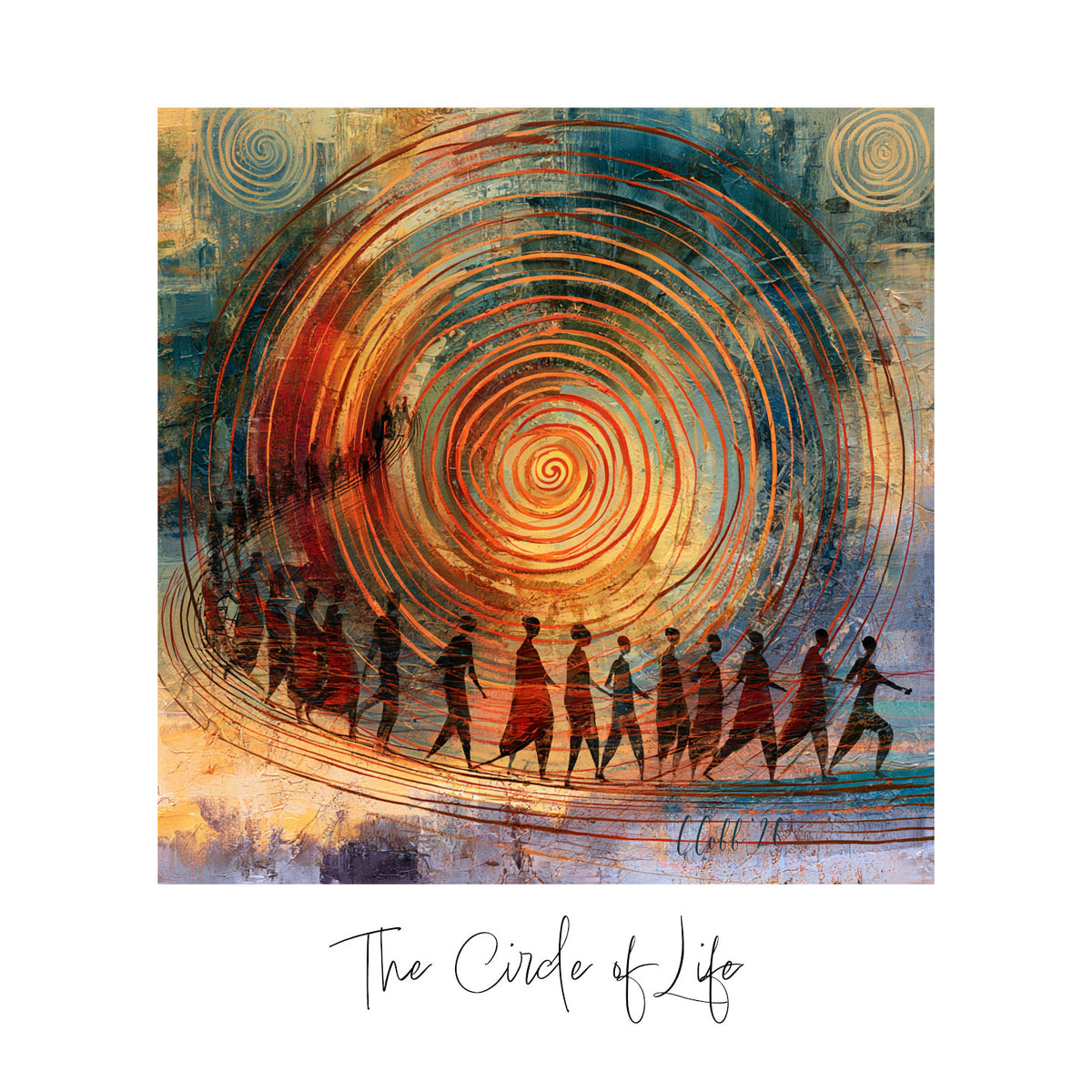 The Circle of Life – Ceramic Art Tile