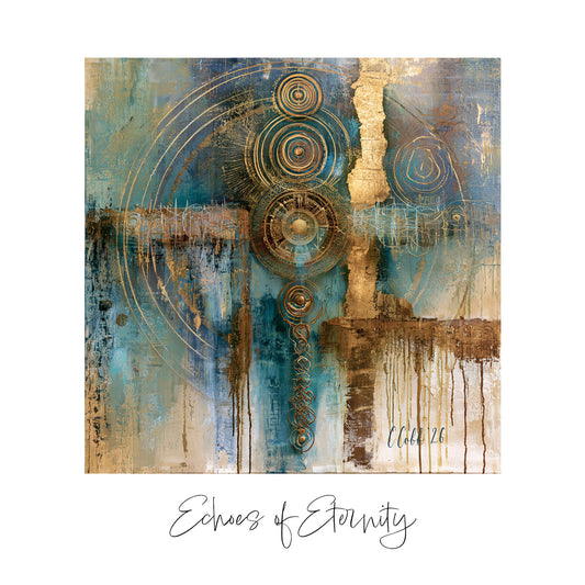 Echoes of Eternity - Ceramic Art Tile