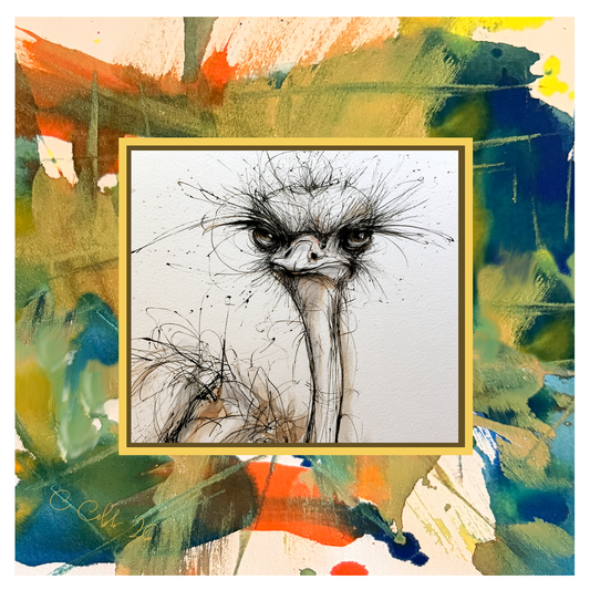 Well, Hello There — Framed 8×8 Ceramic Tile Art
