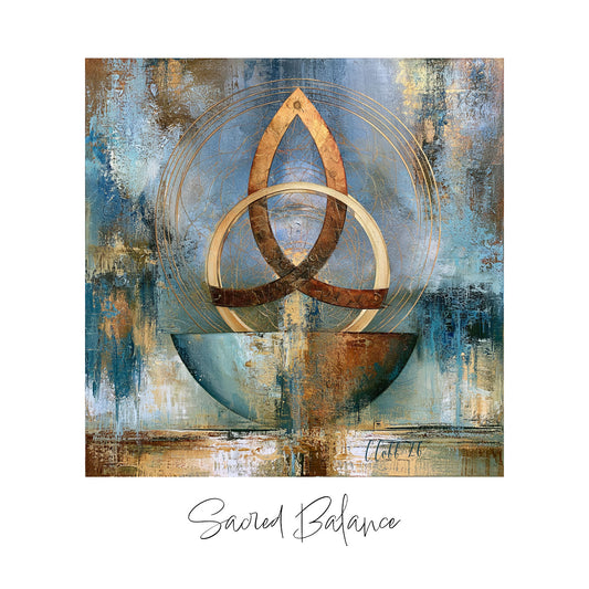 Sacred Balance – Ceramic Art Tile