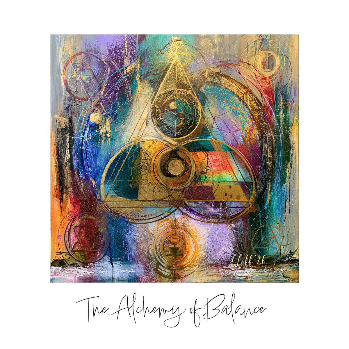 The Alchemy of Balance – Ceramic Art Tile