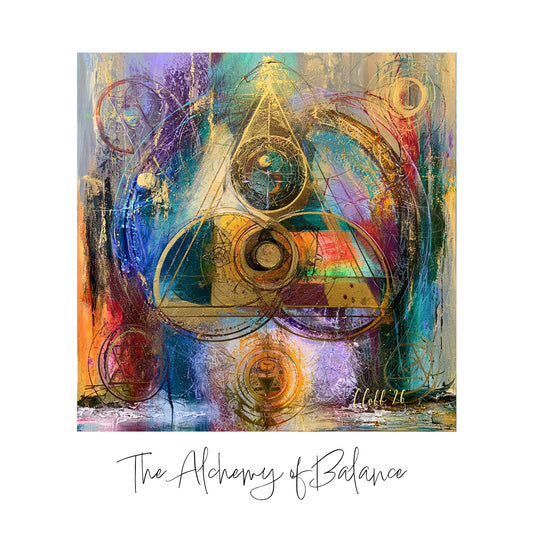 The Alchemy of Balance – Ceramic Art Tile