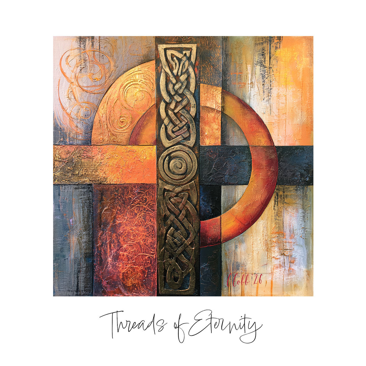 Threads of Eternity – Ceramic Art Tile
