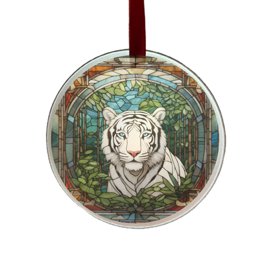 White Tiger Ornament