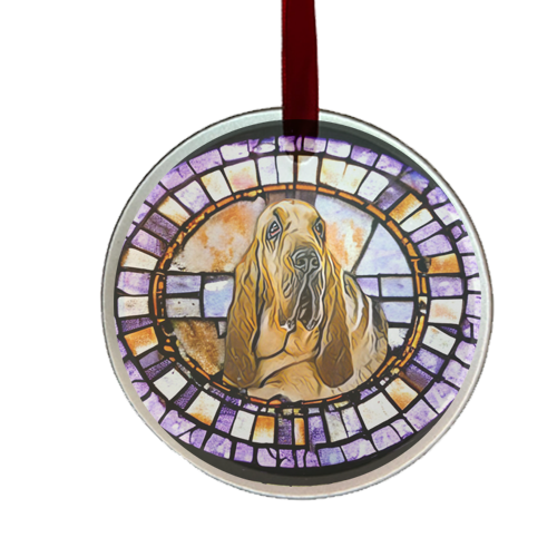 Pride gifts for dog lovers - Bloodhound ornament