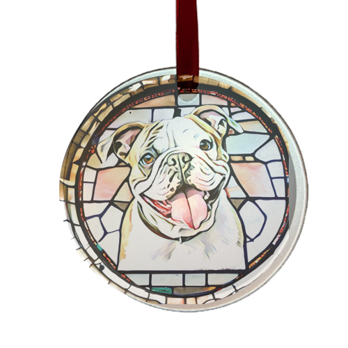 gifts for dog trainers - Bulldog ornament