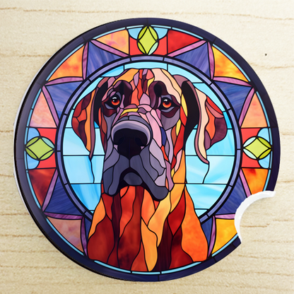 unique wedding gifts - Great Dane car coaster