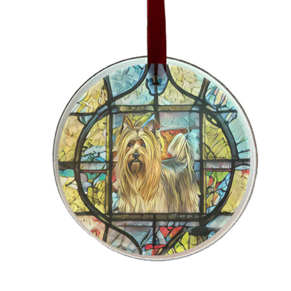 gift for coworker - Silkie - Silky Terrier ornament