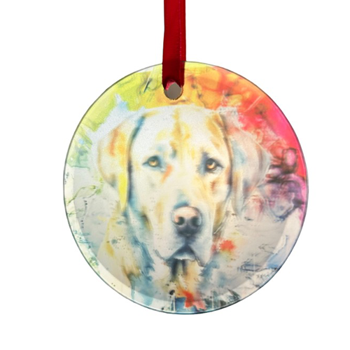 gift ideas for coworkers - Yellow Lab ornament