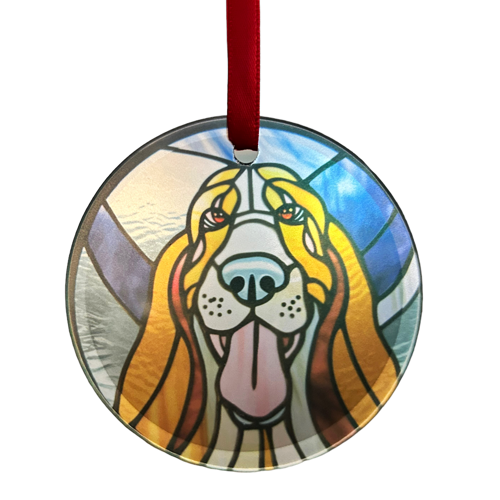 Christmas gift ideas for coworkers - Basset Hound ornament