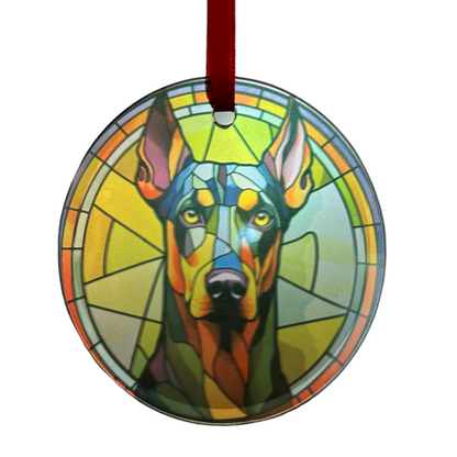 gifts for neighbors - Doberman Pinscher ornament