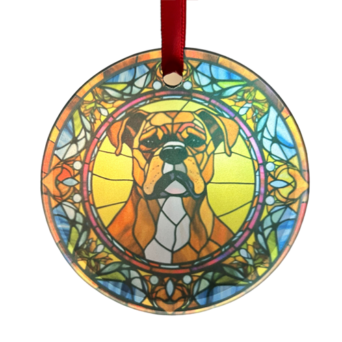 dog memorial gifts - Boxer ornament