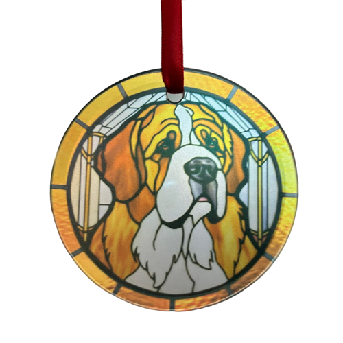 great dog mom gift - Saint Bernard ornament