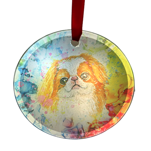 gifts for secret santa - Japanese Chin ornament